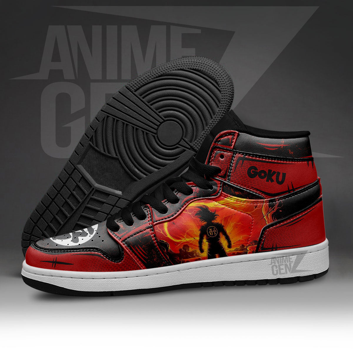 Dragon Ball Son Goku Shenron Dragon JD Sneakers Custom Anime Shoes