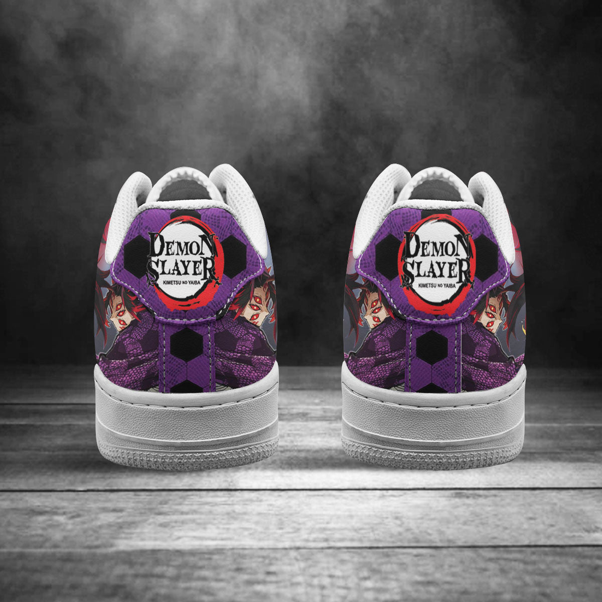 Demon Slayer Kokushibou Air Sneakers Custom Anime Shoes