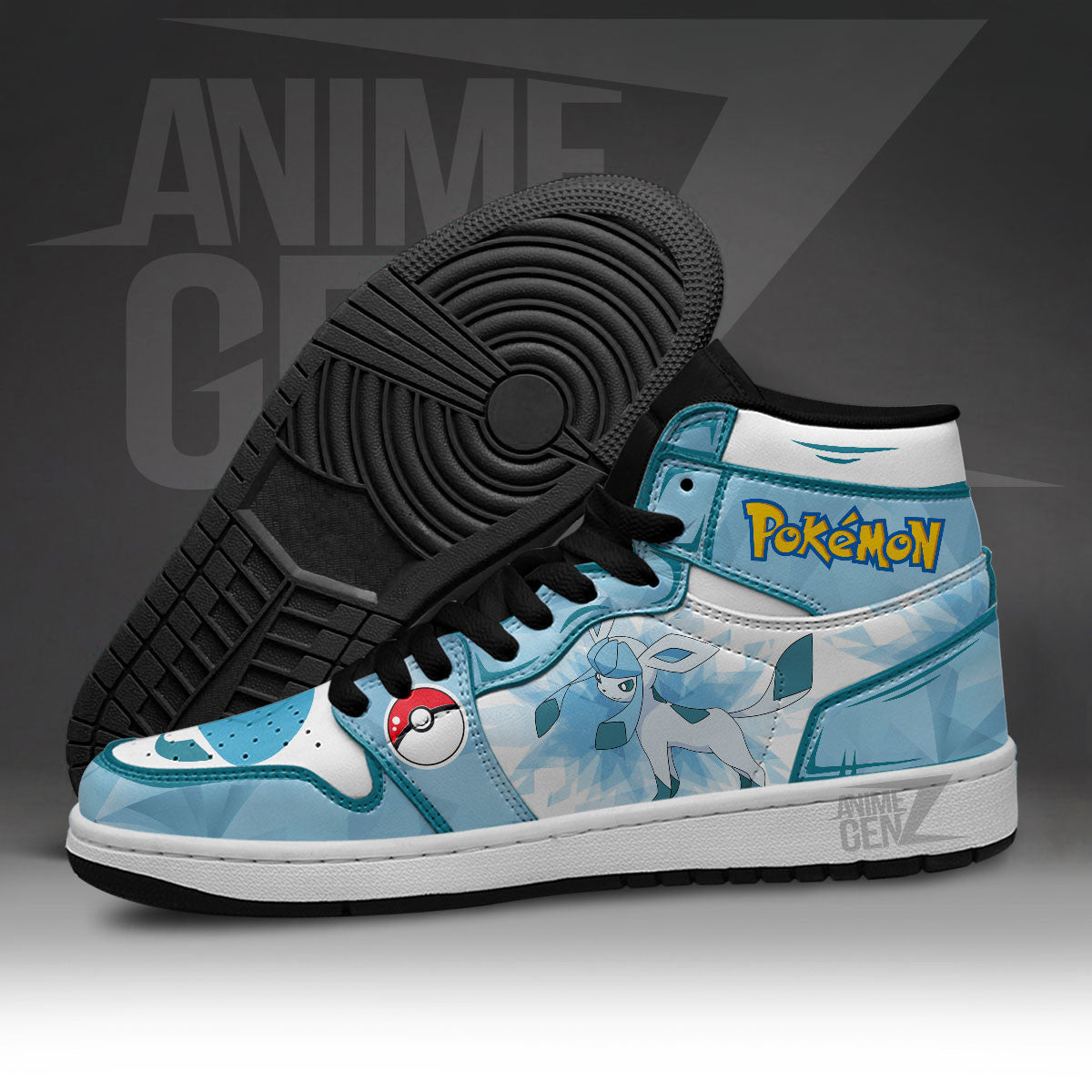 Pokemon Glacia JD Sneakers Custom Pokemon Anime Shoes