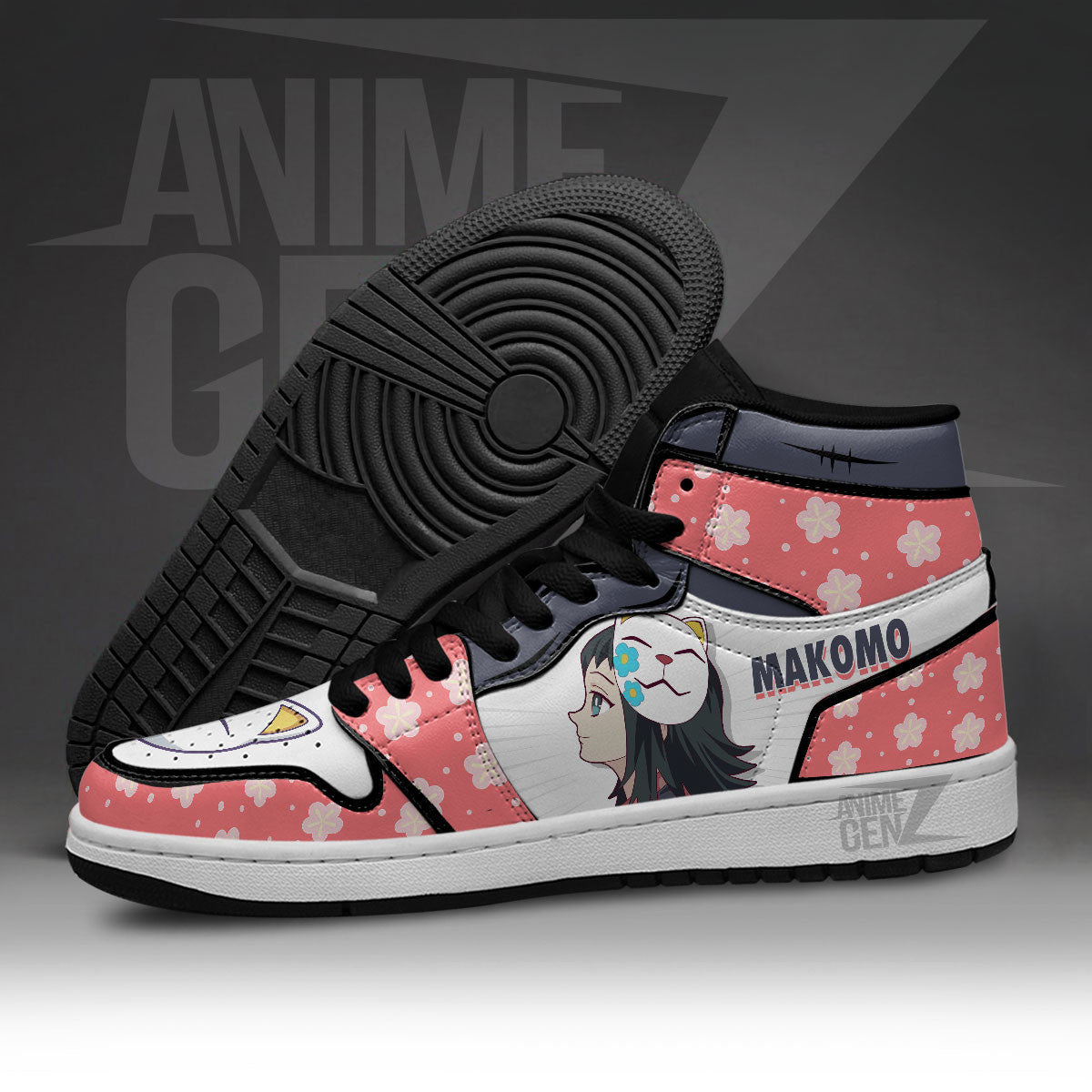 Demon Slayers Makomo JD Sneakers Custom Anime Shoes