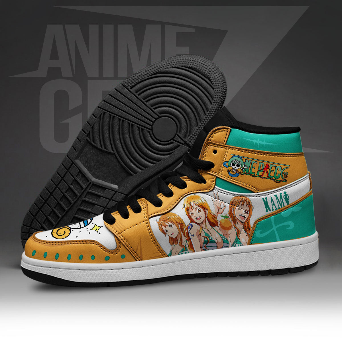 One Piece Nami JD Sneakers Custom Anime Shoes
