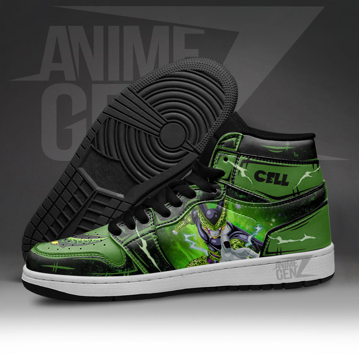 Dragon Ball Cell JD Sneakers Custom Anime Shoes