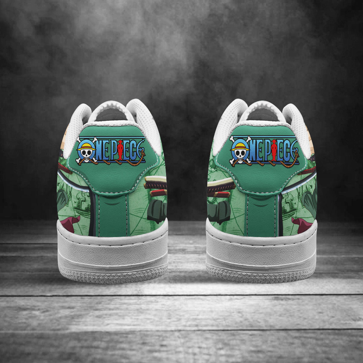 One Piece Zoro Air Sneakers Custom Anime Shoes