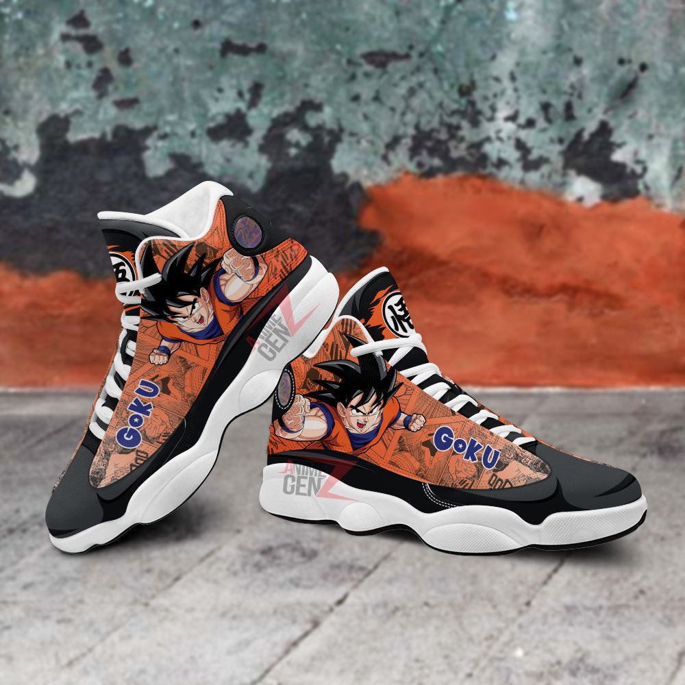 Dragon Ball Guku God Air Jordan 13 Sneakers Custom Anime Shoes