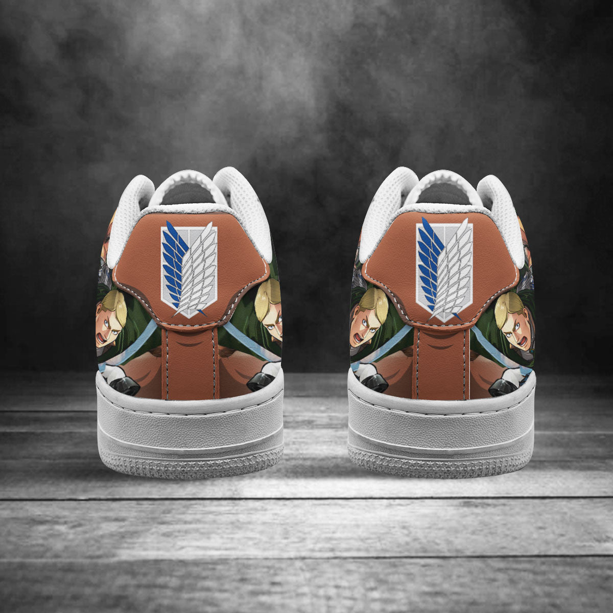 Attack On Titan Erwin Smith Air Sneakers Custom Anime Shoes
