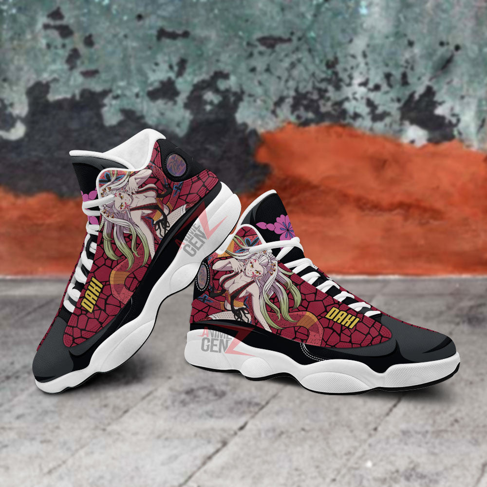 Demon Slayers Daki Air Jordan 13 Custom Anime Shoes