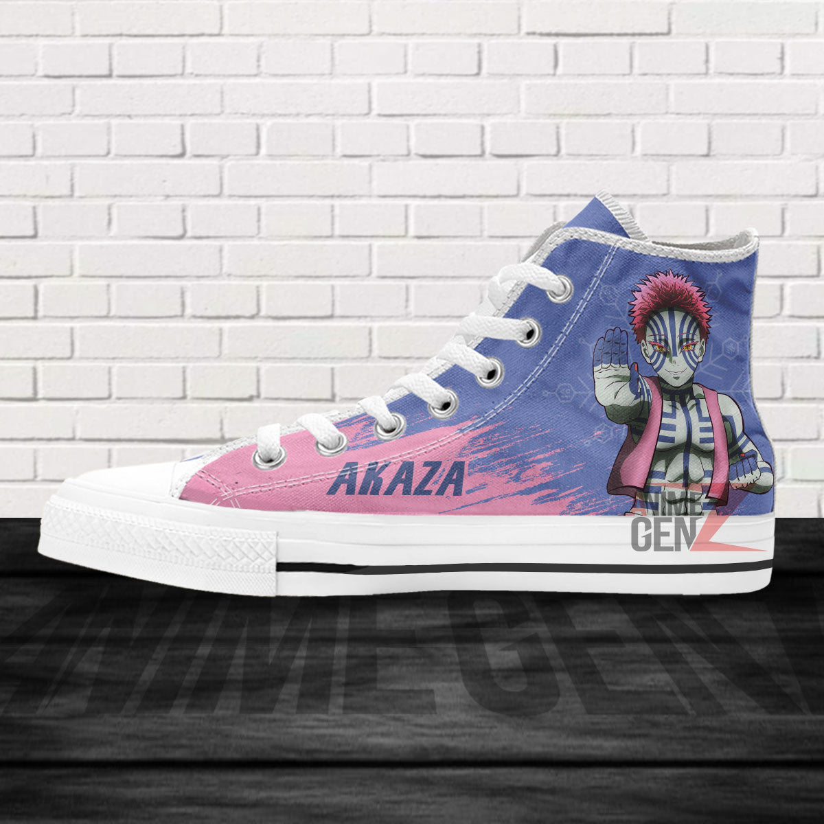 Demon Slayer Akaza High Top Shoes Custom Anime Shoes