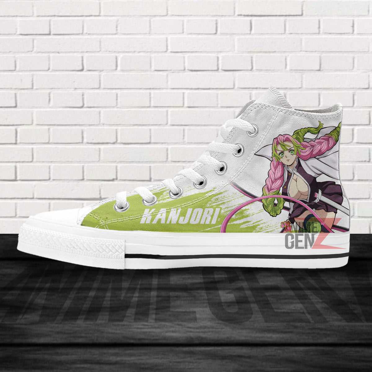Demon Slayer Kanjori High Top Shoes Custom Anime Shoes
