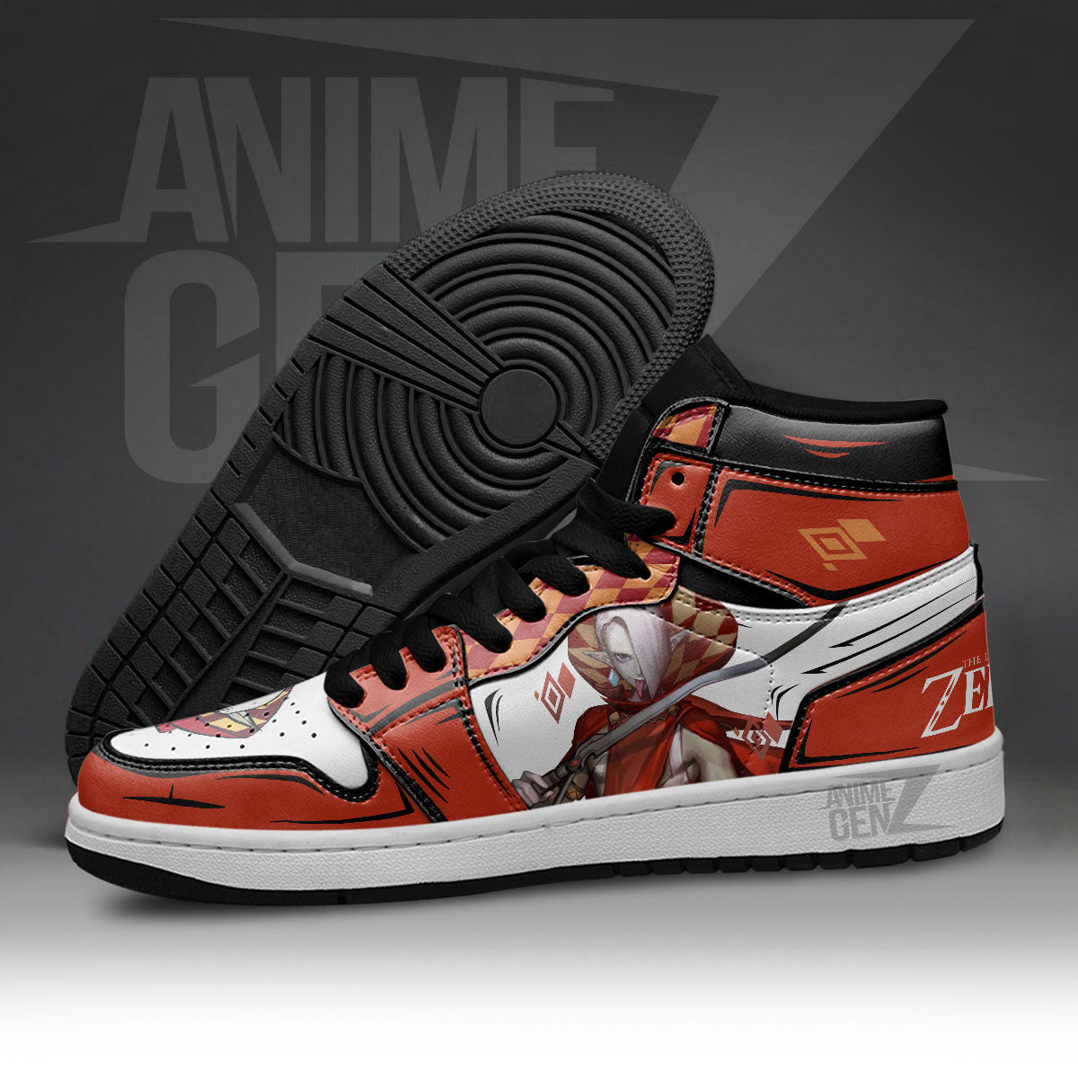Legend Of Zelda Ghirahim JD Sneakers Custom Anime Shoes