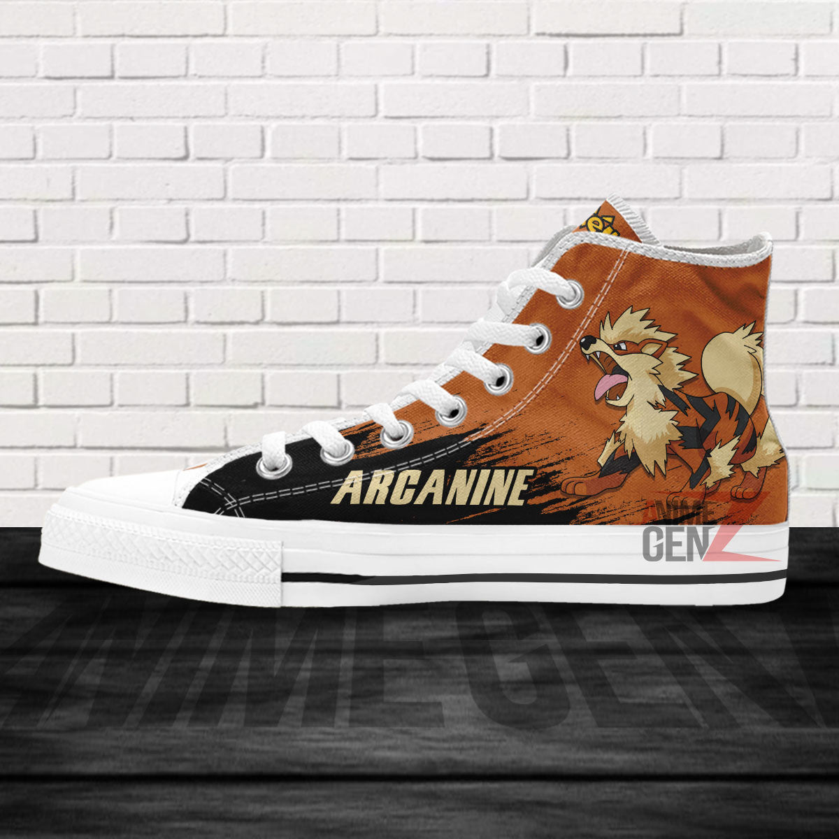 Pokemon Arcanine High Top Shoes Custom Anime Sneakers