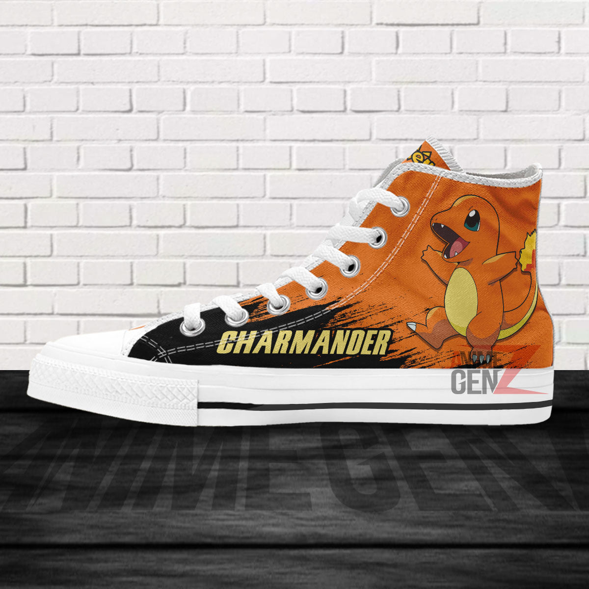 Pokemon Charmander High Top Shoes Custom Anime Sneakers