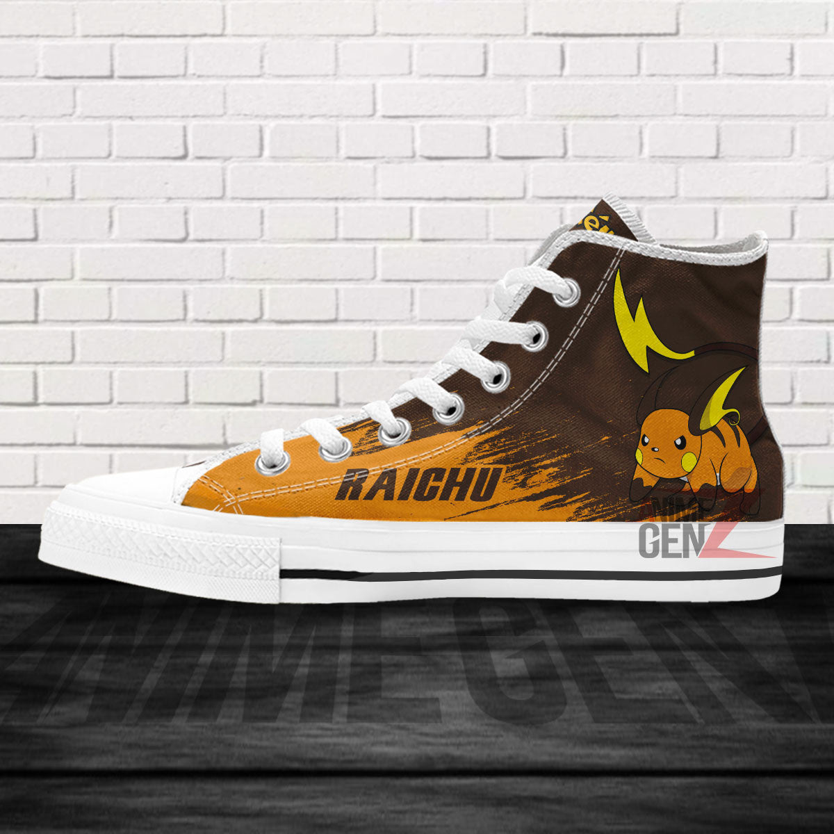 Pokemon Raichu High Top Shoes Custom Anime Sneakers