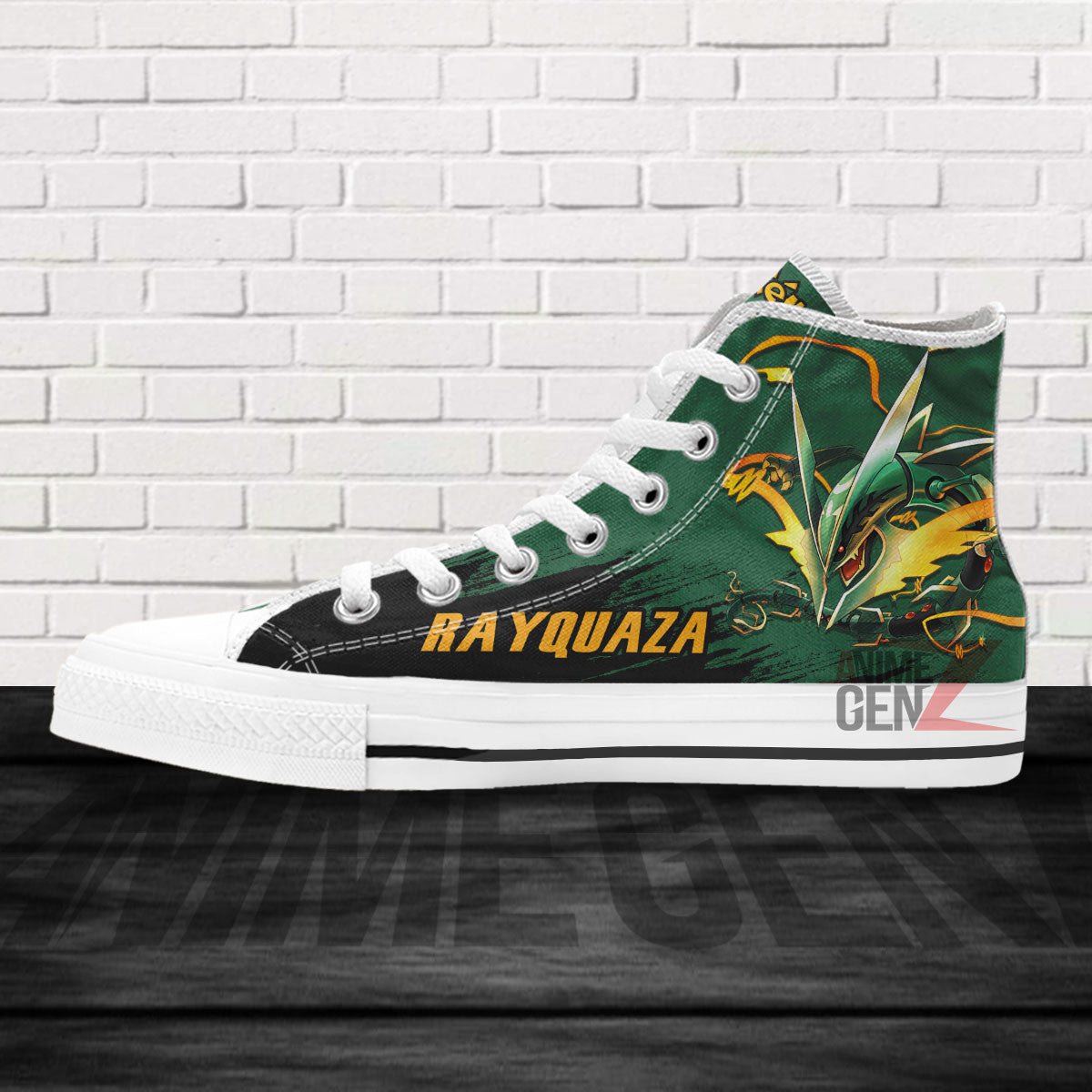 Pokemon Rayquaza High Top Shoes Custom Anime Sneakers