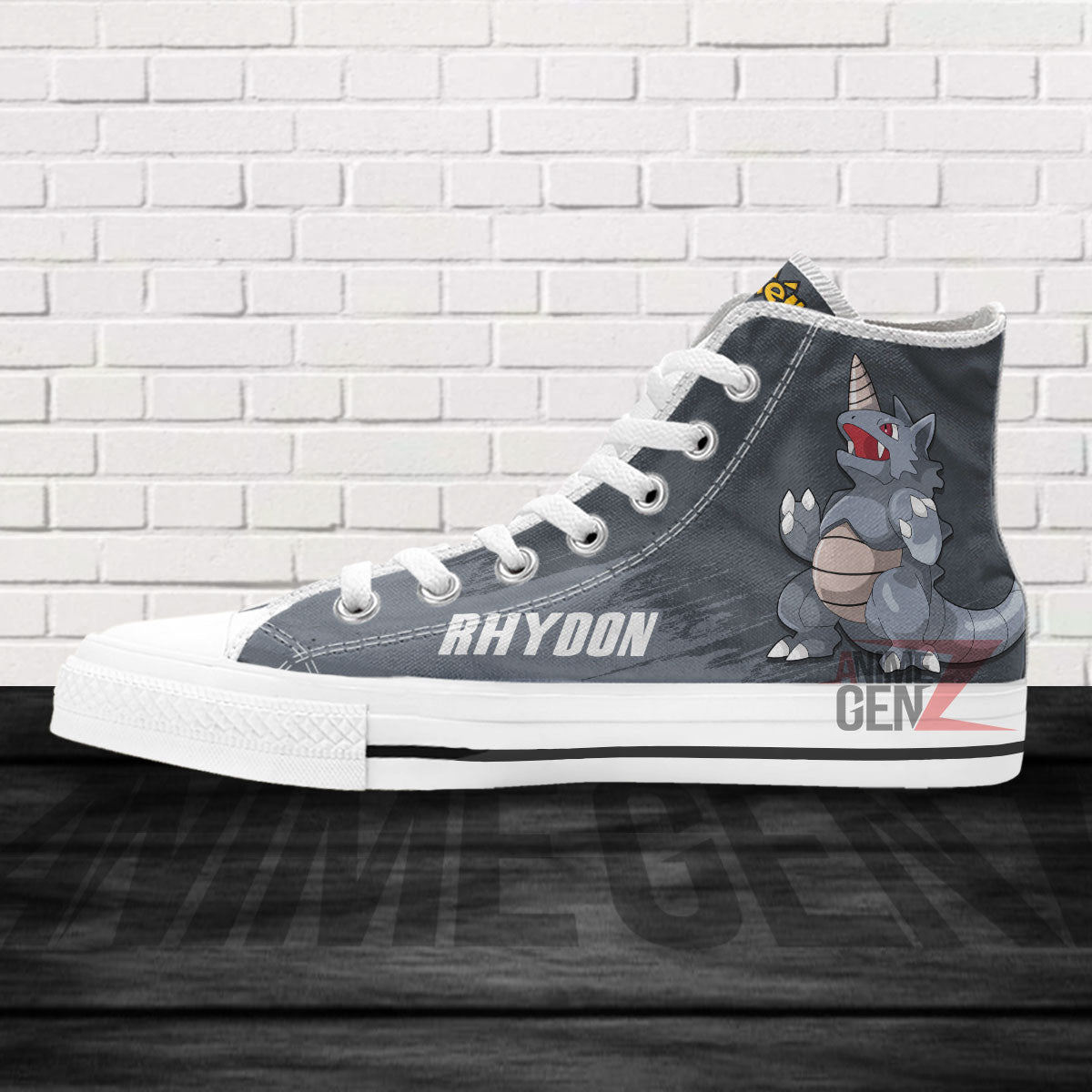 Pokemon Rhydon High Top Shoes Custom Anime Sneakers
