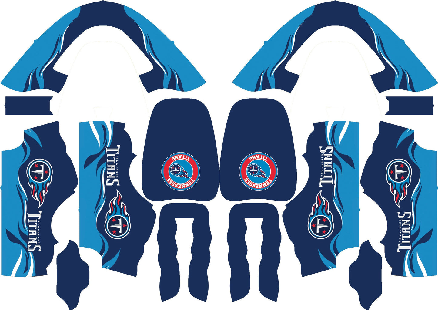 Tennessee Titans Air Sneakers NFL Custom Sports Shoes