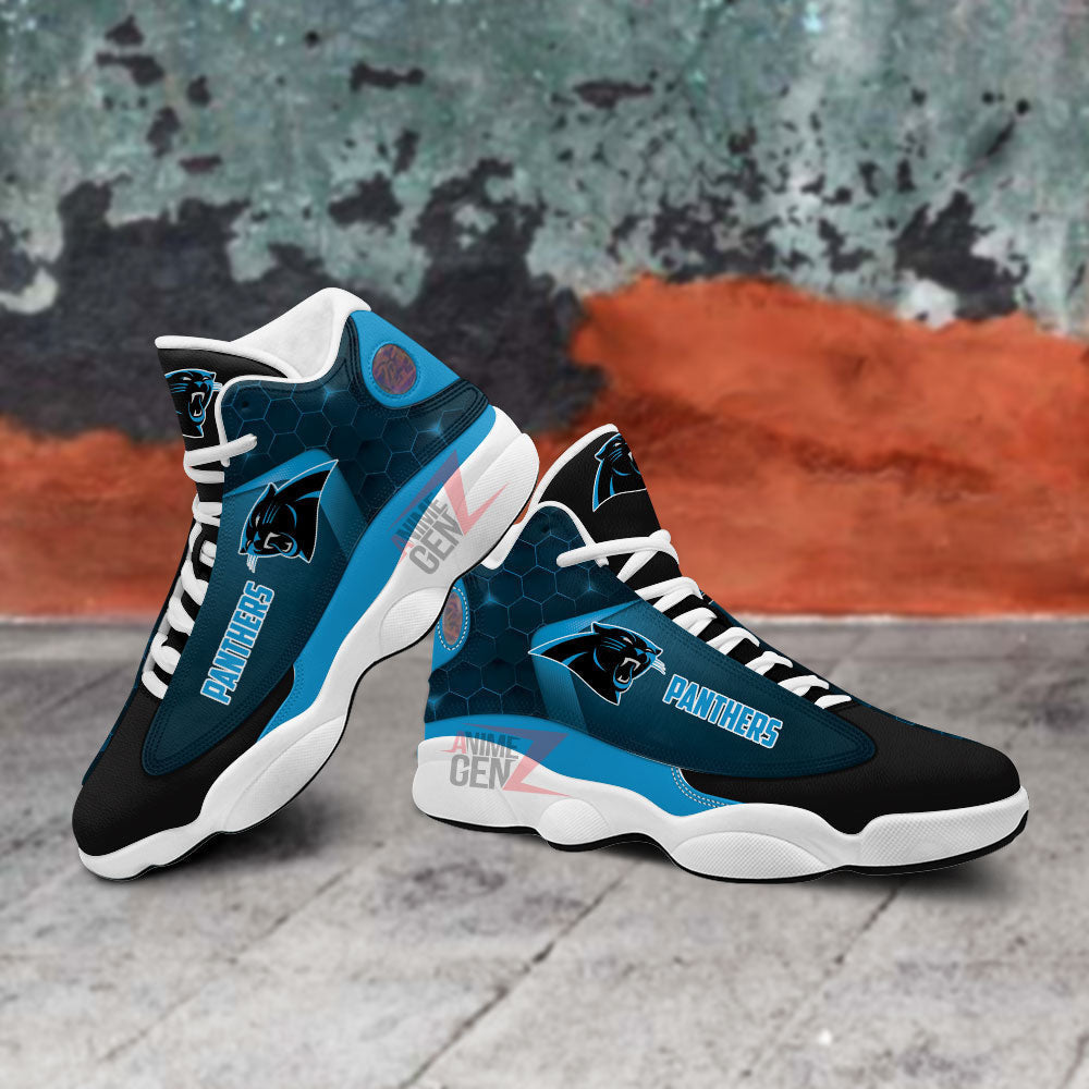Carolina Panthers Air Jordan 13 Sneakers NFL Custom Sport Shoes