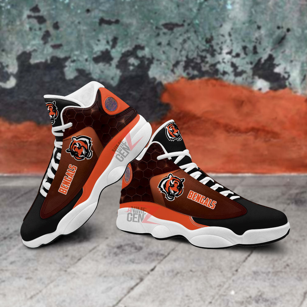 Cincinnati Bengals Air Jordan 13 Sneakers NFL Custom Sport Shoes