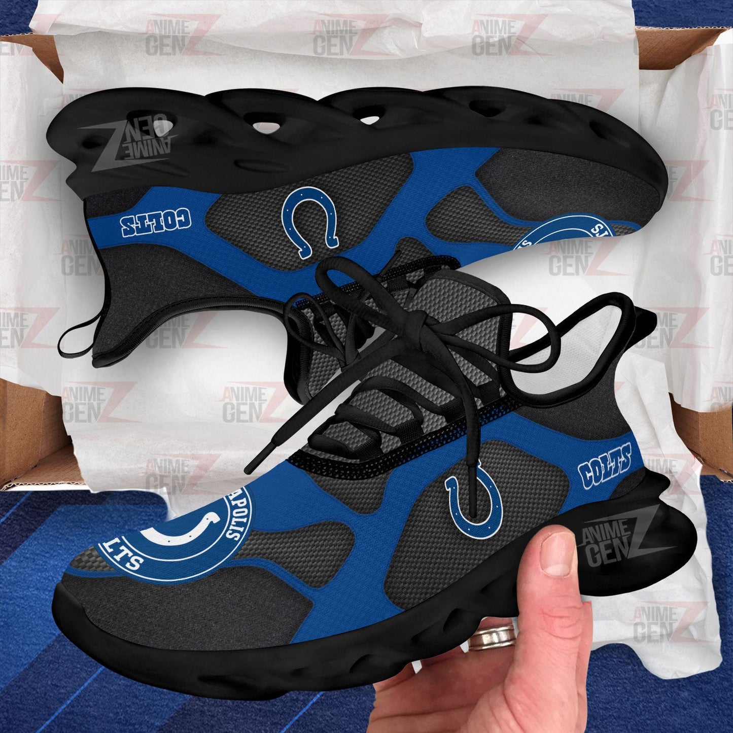 Indianapolis Colts NFL Custom Sports Shoes