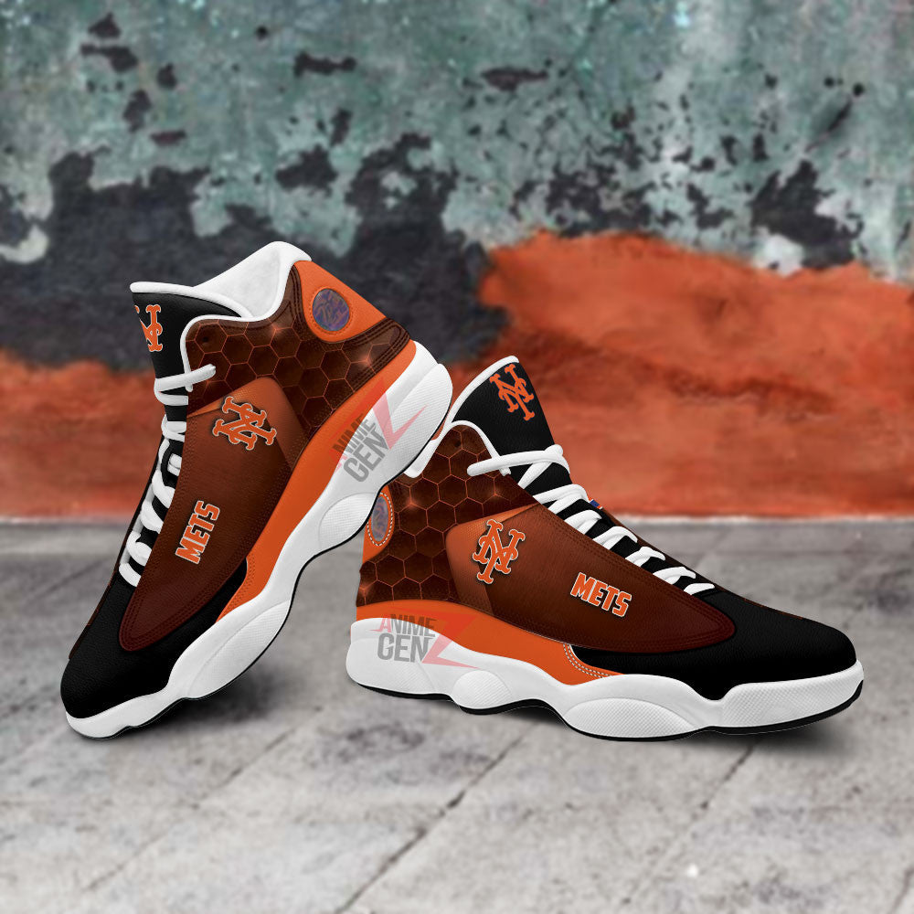 New York Mets Air Jordan 13 Sneakers MLB Custom Sports Shoes