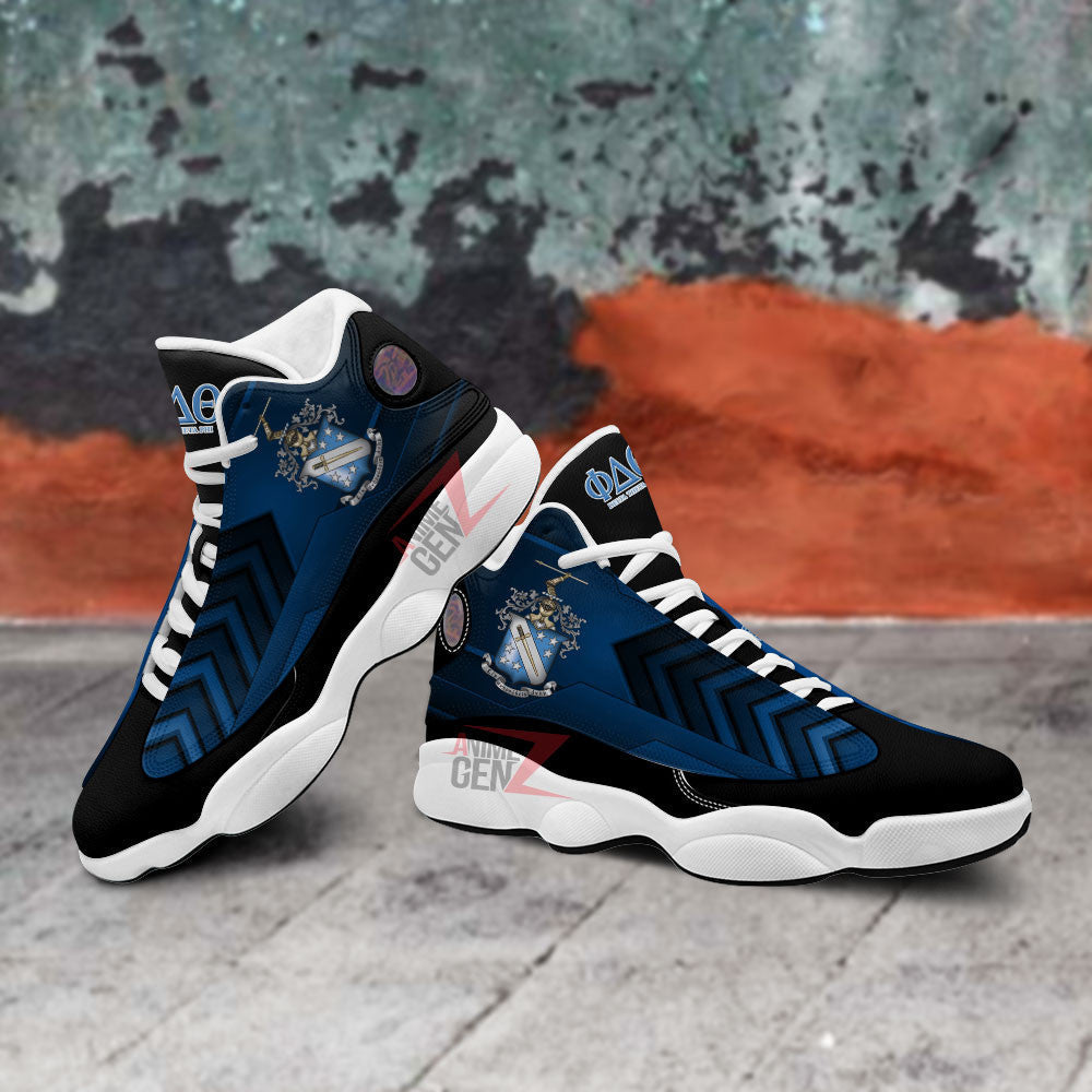 Delta Theta Phi Fraternities Air Jordan 13 Sneakers Custom Shoes