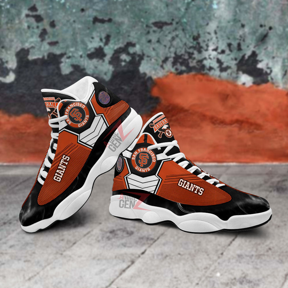 San Francisco Giants Air Jordan 13 Sneakers MLB Baseball Custom Sports Shoes