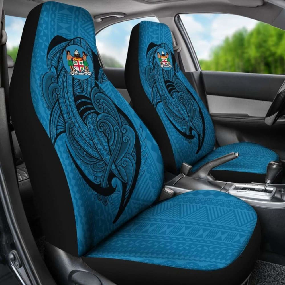 Fiji Car Seat Covers Shark Coat Of Arms Amazing