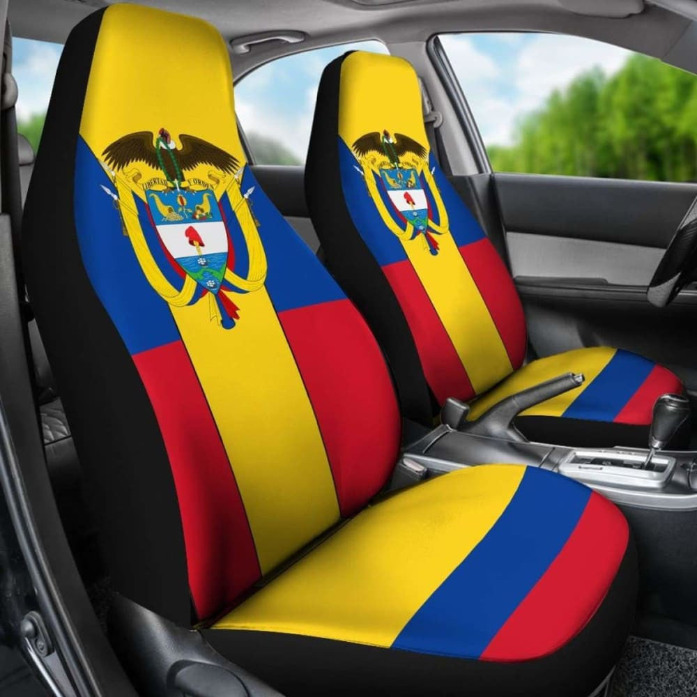 Colombia Coat Of Arms Car Seat Cover