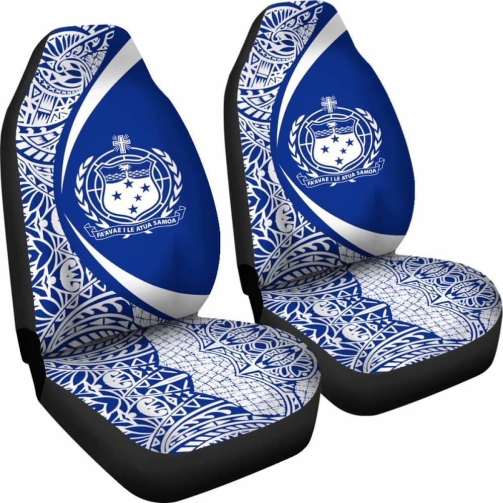 Samoa Polynesian Car Seat Covers Circle Style Amazing