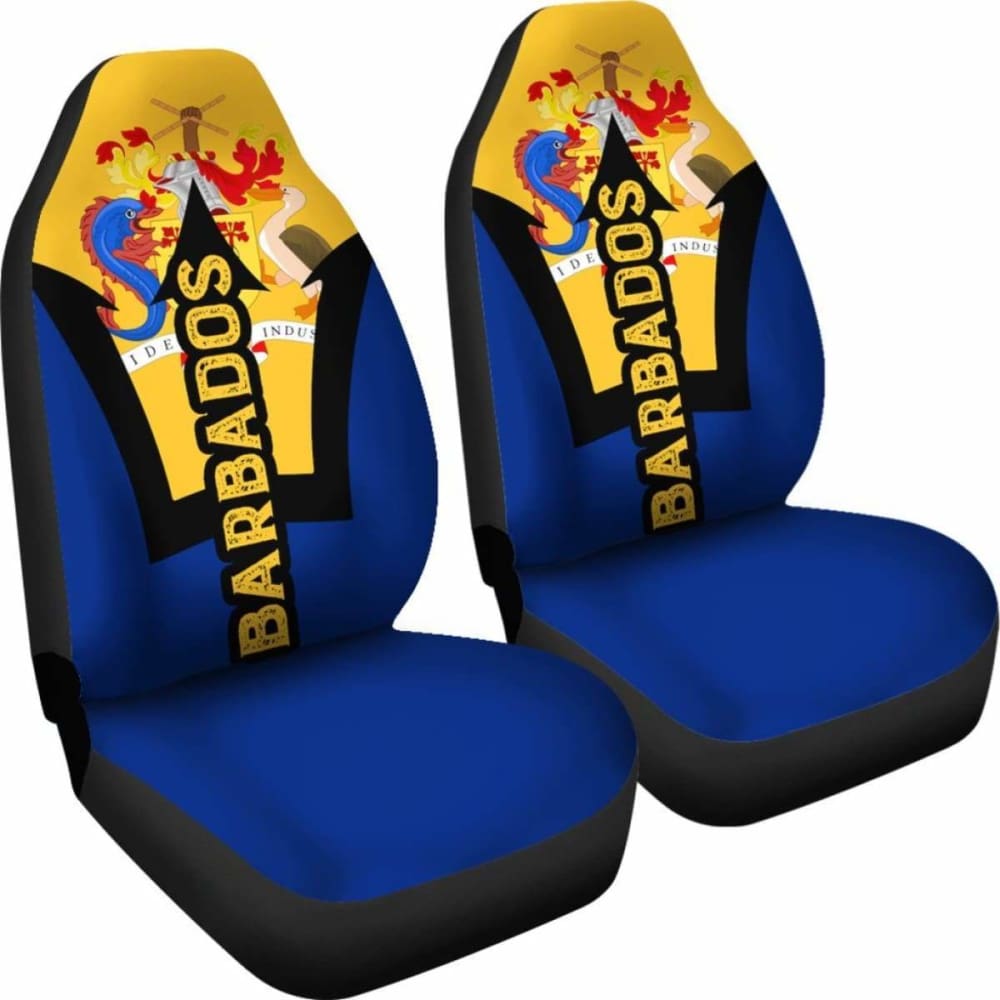 Barbados National Symbols Car Seat Covers