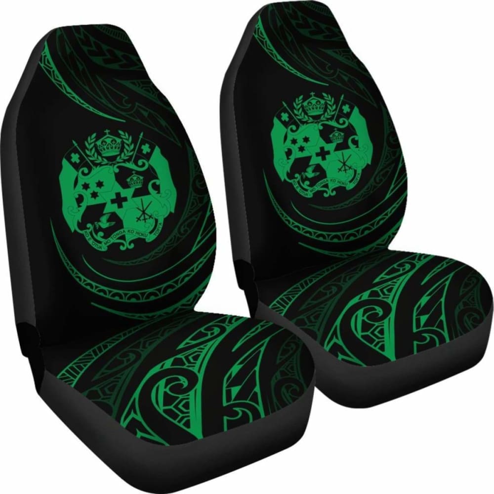 Tonga Car Seat Covers - \bGreen - Frida Style -