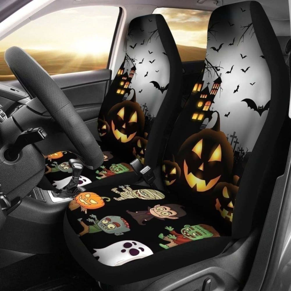 Funny Character Halloween Car Seat Covers