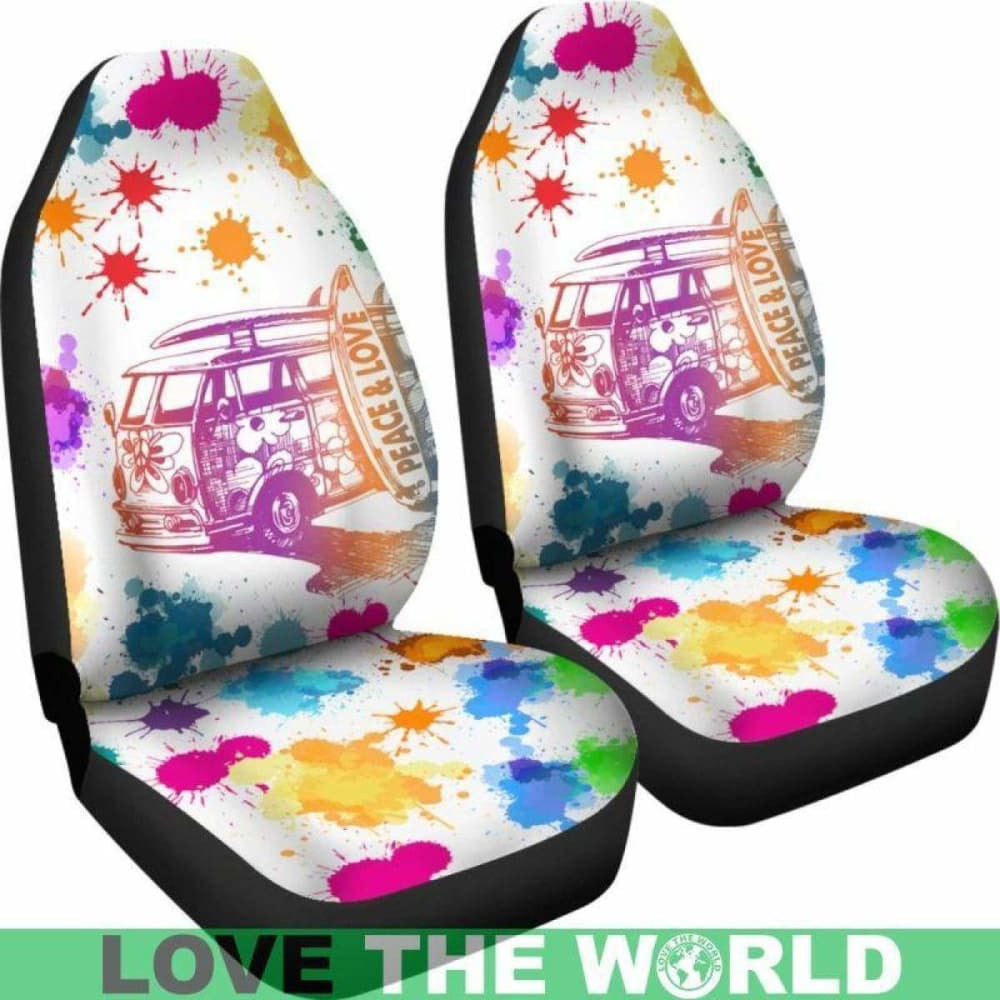 Peace And Love Car Seat Covers