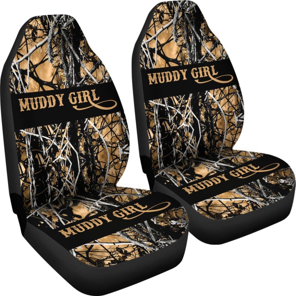 Outshine Camouflage Muddy Girl Car Seat Covers