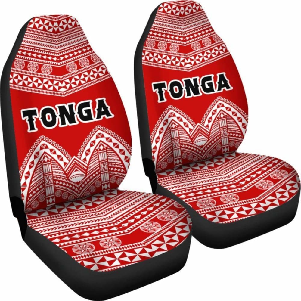 Tonga Polynesian Tribal Pattern Car Seat Covers -