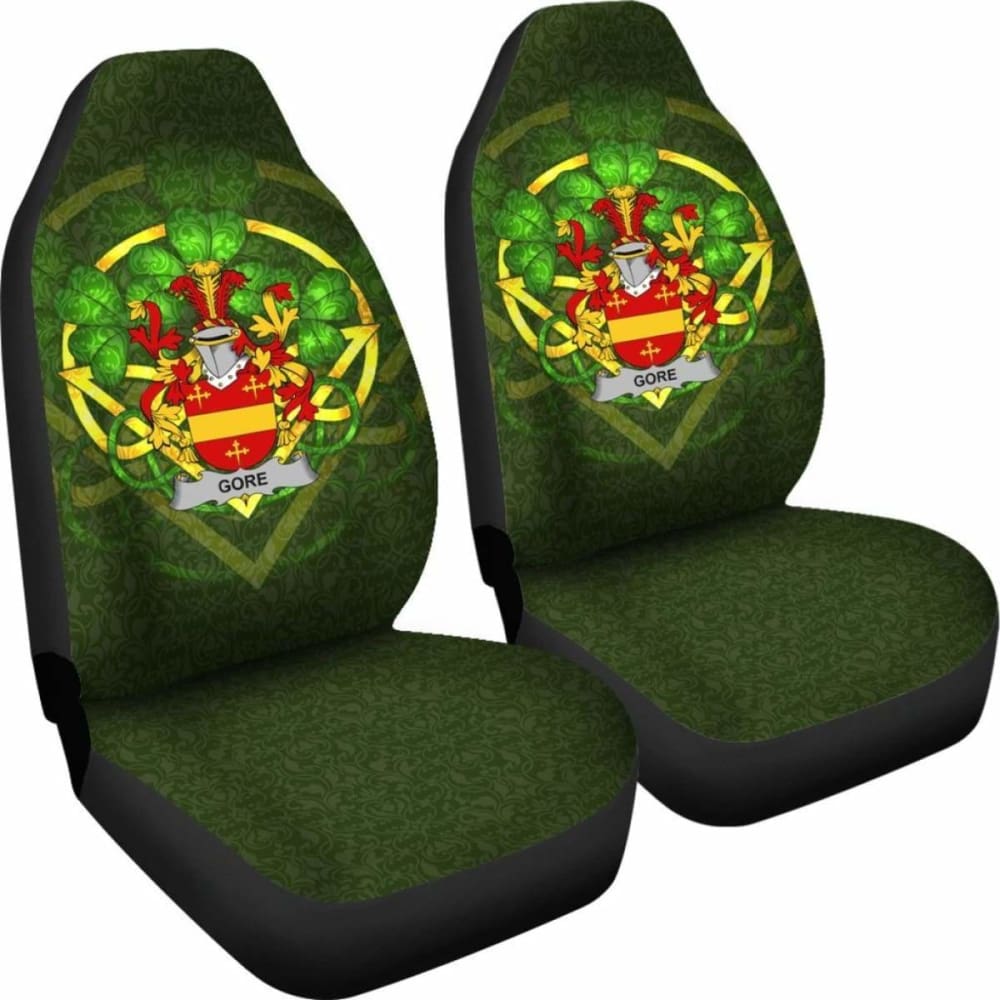 Gore \bIreland Car Seat Cover Celtic Shamrock ( Set Of Two)