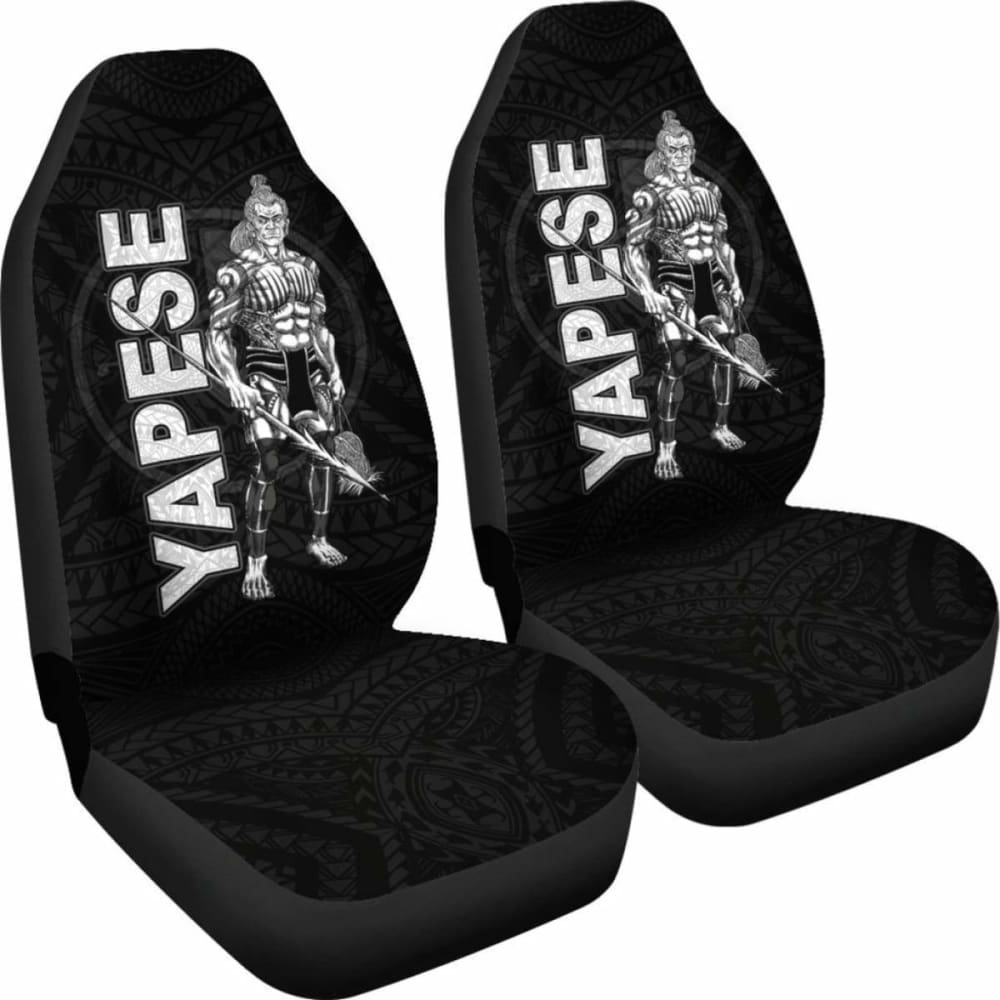 Yap Polynesian Car Seat Covers - Micronesia Yapese Warrior -