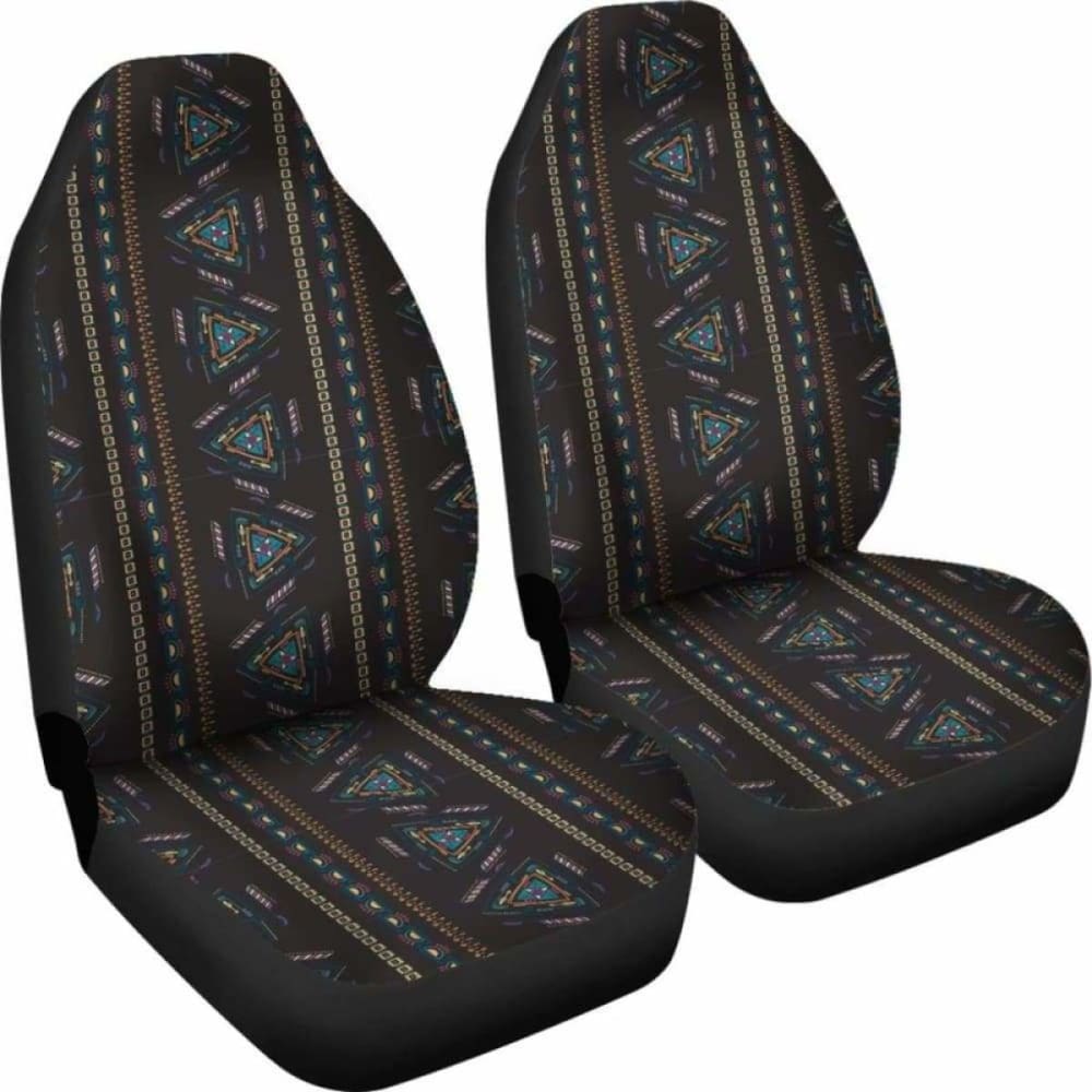 Tribal Triangles Car Seat Covers