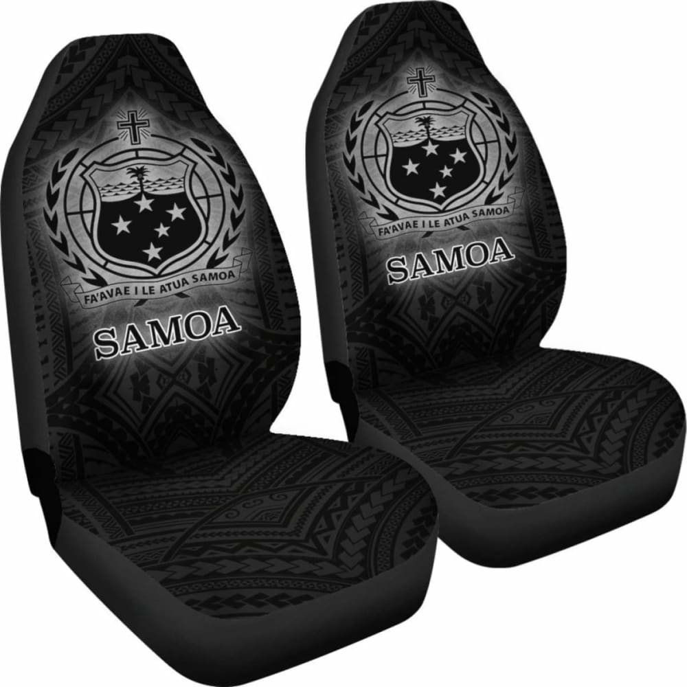 Samoa Car Seat Covers - Polynesian Patterns Galaxy -