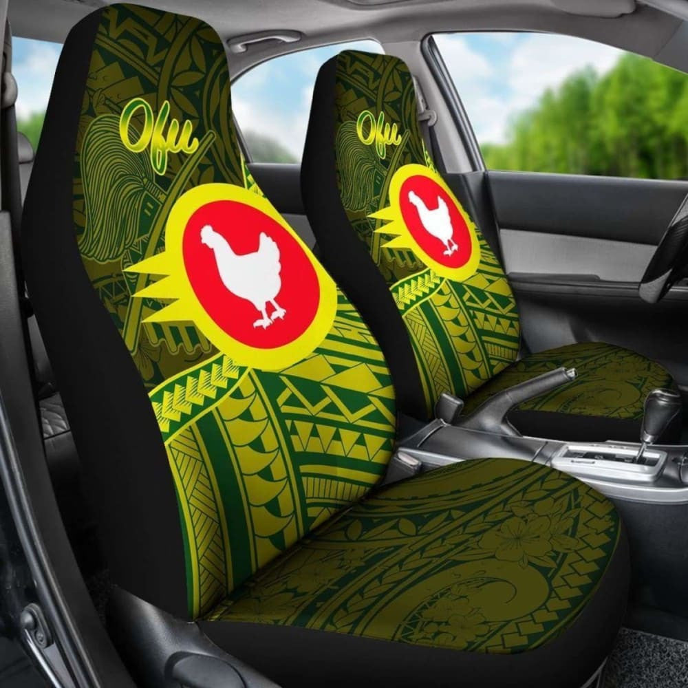 American Samoa Car Seat Covers Manu'A Ofu Polynesian Patterns