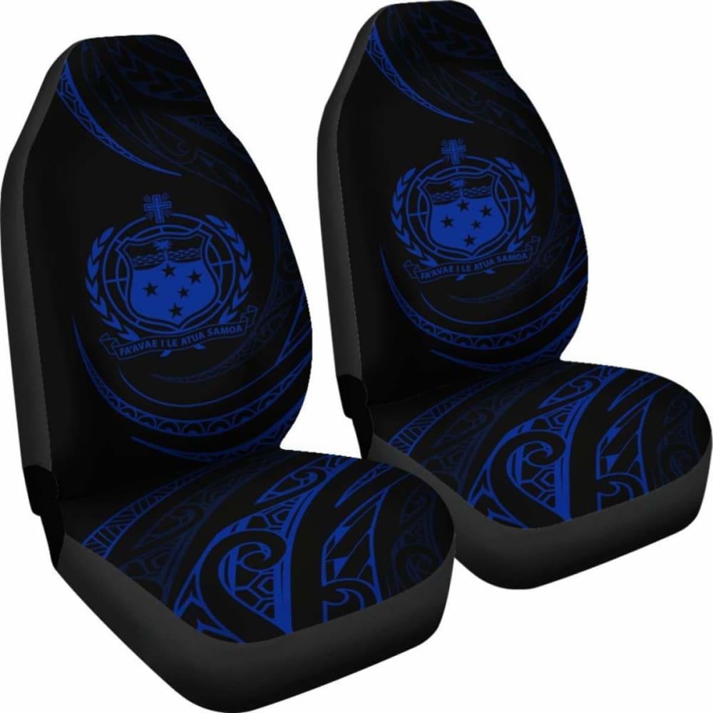 Samoa Car Seat Covers - \bBlue - Frida Style -