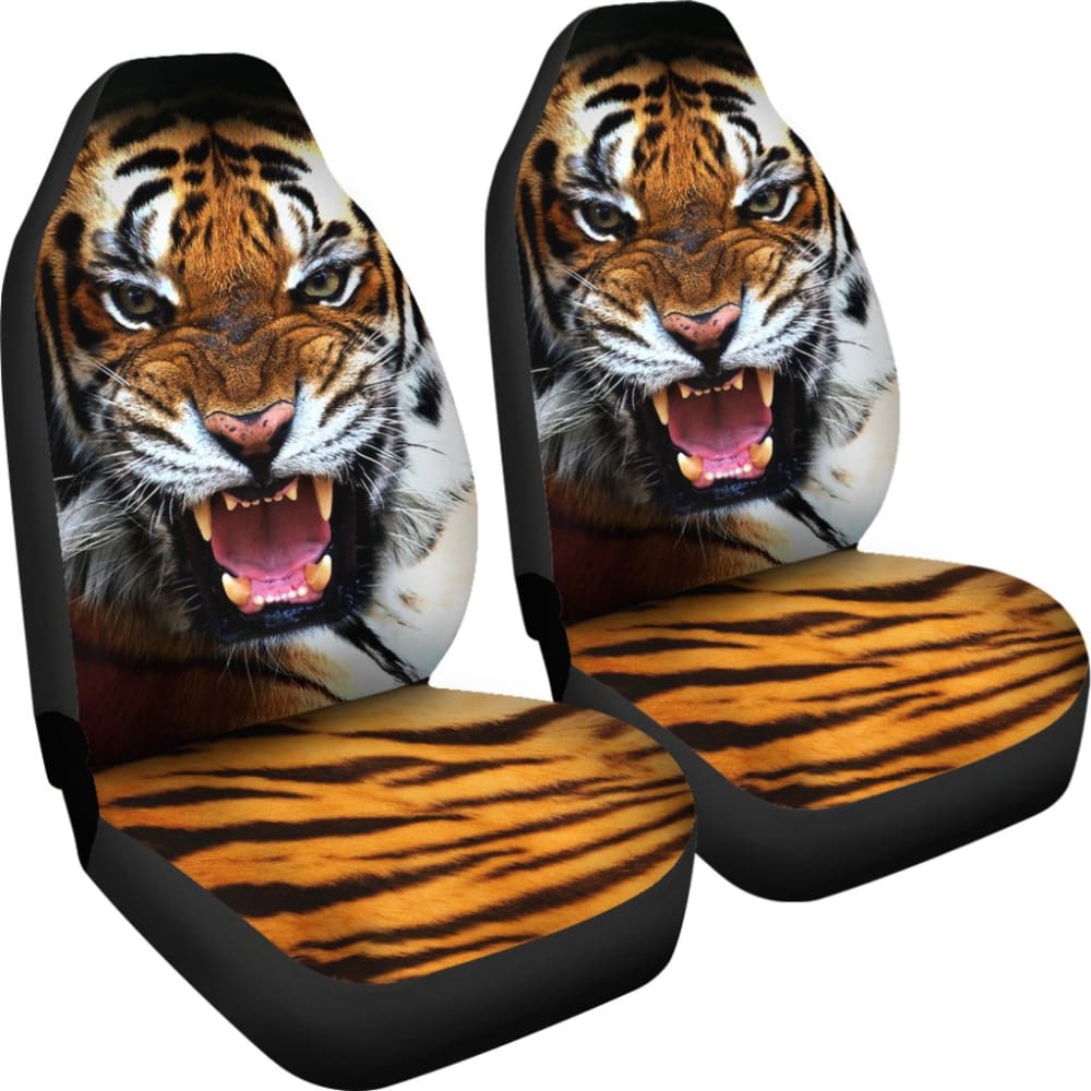 Amazing Roaring Tiger Car Seat Covers