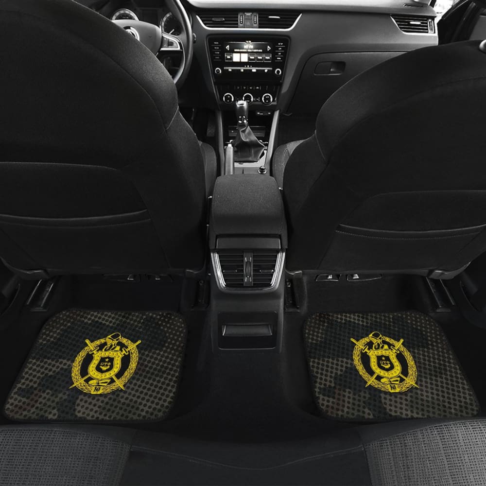 Omega Psi Phi Brown Camo Car Floor Mats