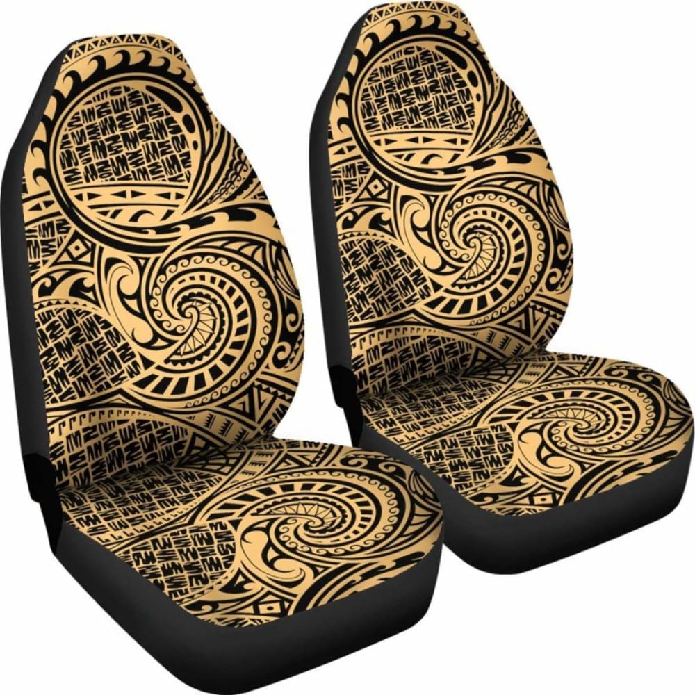 Polynesian Car Seat Cover - Polynesian Tattoo -