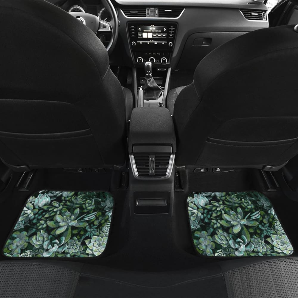 Flowers Succulent Car Floor Mats