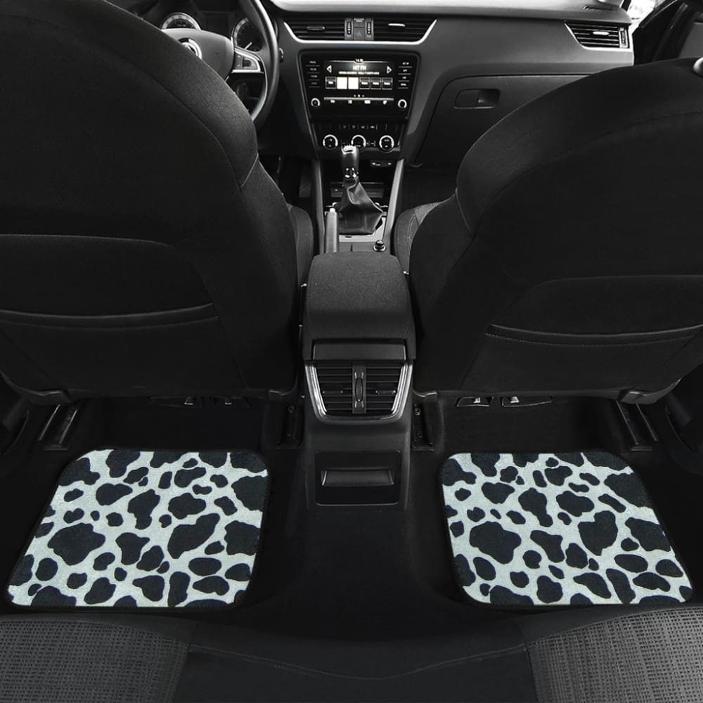 Cowhide Skin Print Car Floor Mats