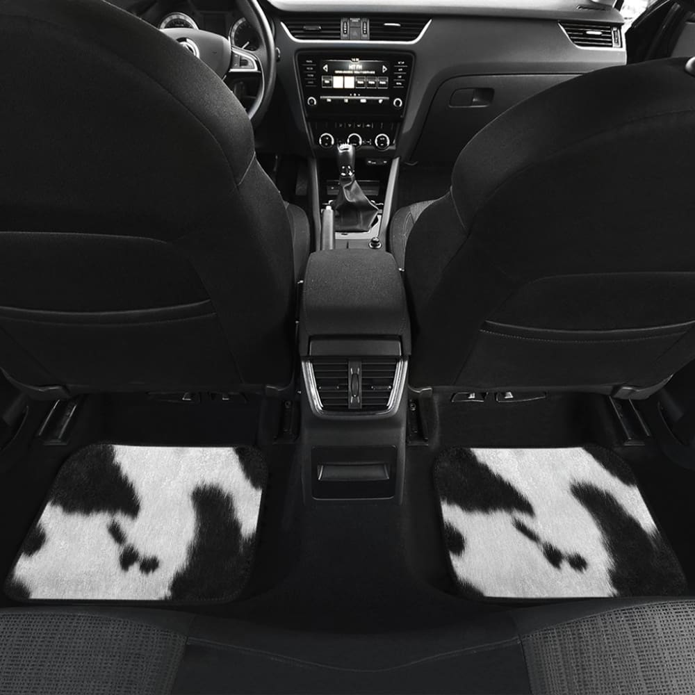 Cowhide Animal Print Car Floor Mats