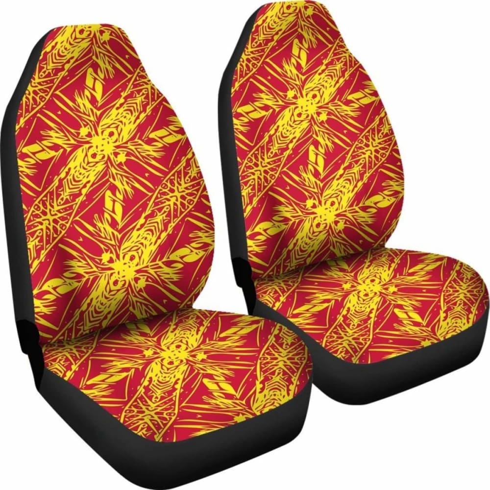 Polynesian Car Seat Cover - Polynesian Tattoo -
