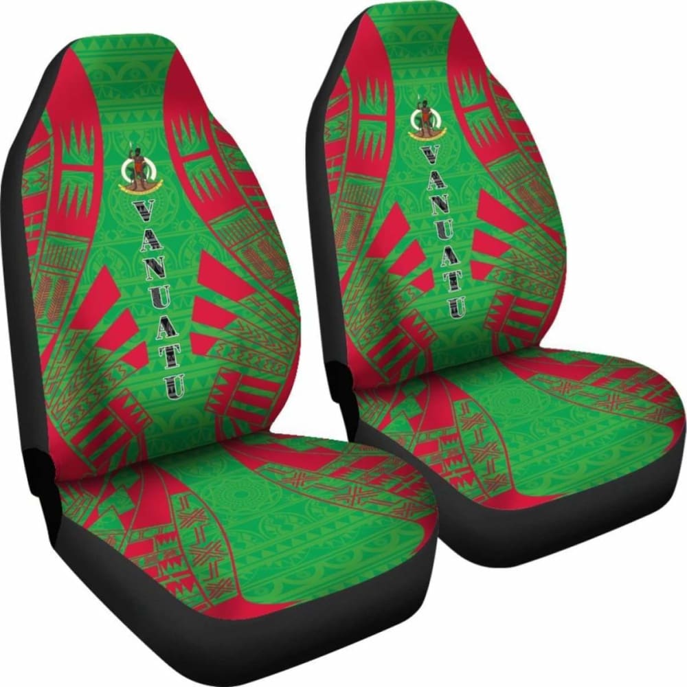 nuatu Car Seat Covers - nuatu Coat Of Arms Polynesian Tattoo Flag -