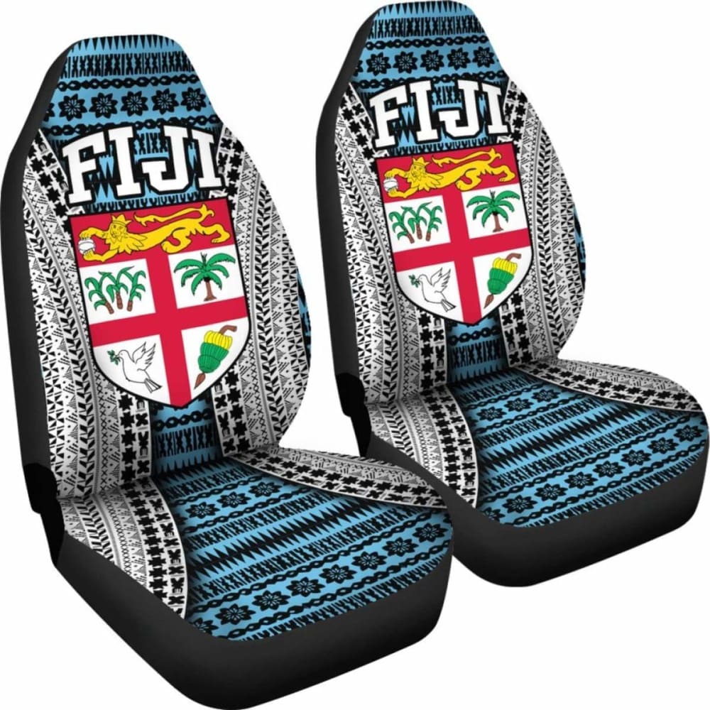 Fiji Tapa Car Seat Covers - Fiji Flag Special Style -