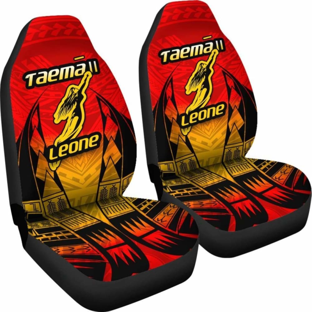 American Samoa Car Seat Covers - Taema Leone -